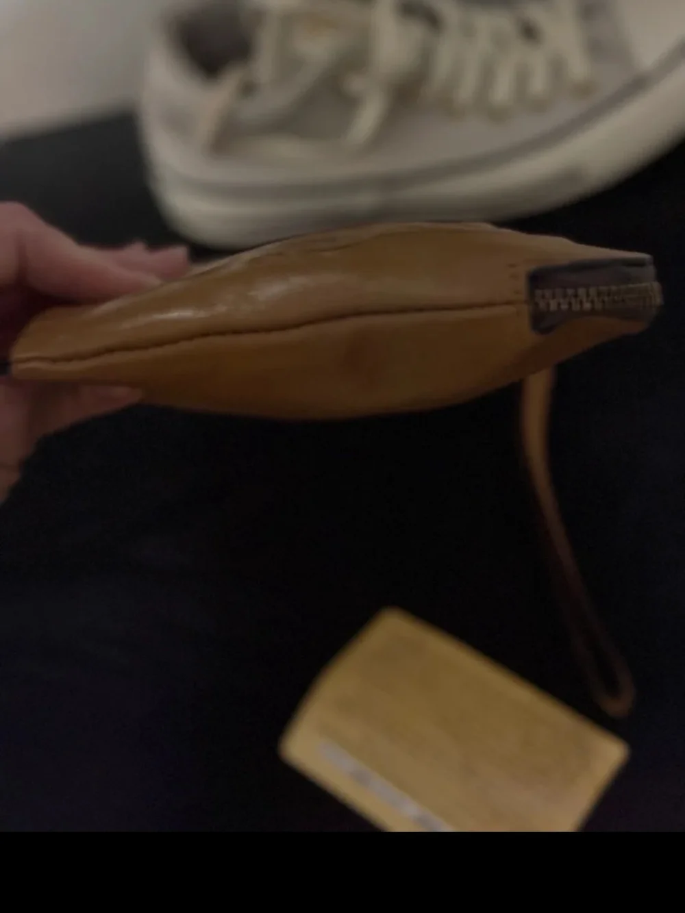 Authentic brand new Patricia Nash clutch in the color biscuit- never used-perect